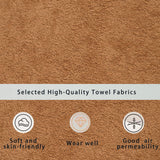 Taiweny 130.5” Large Curved Couch, Modern Funky Comfy Cloud Sectional Sofa with 3 Pillows for Living Room Apartment Office, No Assembly Required, Terrycloth Fabric, Brown Taiweny