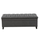 Christopher Knight Home Juliana Fabric Storage Ottoman, Gray Christopher Knight Home