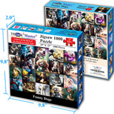 Think2Master Funny Dogs 1000 Pieces Jigsaw Puzzle Featuring heartwarming Puppies and Dogs. Fun for Teens, Seniors & Families. Great Gift for Kids Ages 13+ Size: 26.8” x 18.9 THINK2MASTER