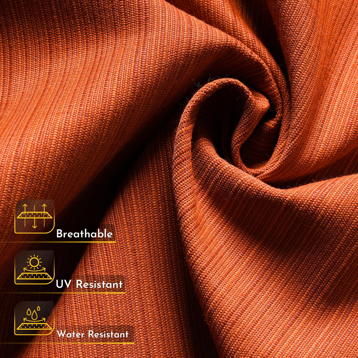 Weaxty 5 Pieces Patio Furniture Sets,Wicker Outdoor Sectional Sofa with Thicken Cushion and Rattan Coffee Table,Patio Conversation Couch Set for Porch, Balcony,Yard, Poolside,Orange Red weaxty W