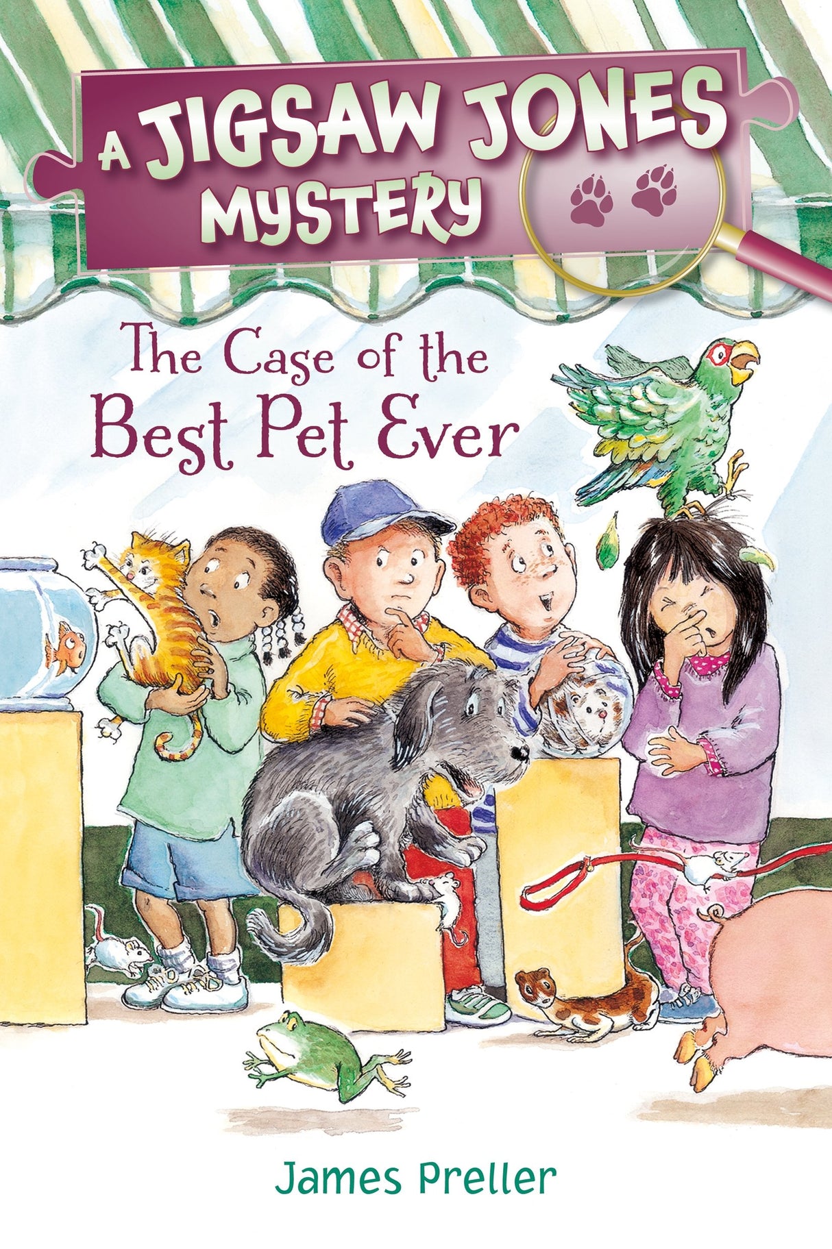 Jigsaw Jones: The Case of the Best Pet Ever (Jigsaw Jones Mysteries) Feiwel & Friends