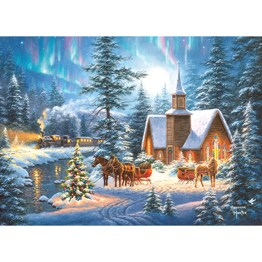 RoseArt - Abraham Hunter - Silent Night - 1000 Piece Jigsaw Puzzle for Adults