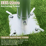 AirWire Carport 12' x 20' Heavy Duty Portable Garage, Carport Canopy with Side-Opening Door & Roll-Up Windows, Car Canopy Reinforced Four-Hole Base for Car, Truck, Boat, Party, Black AirWire