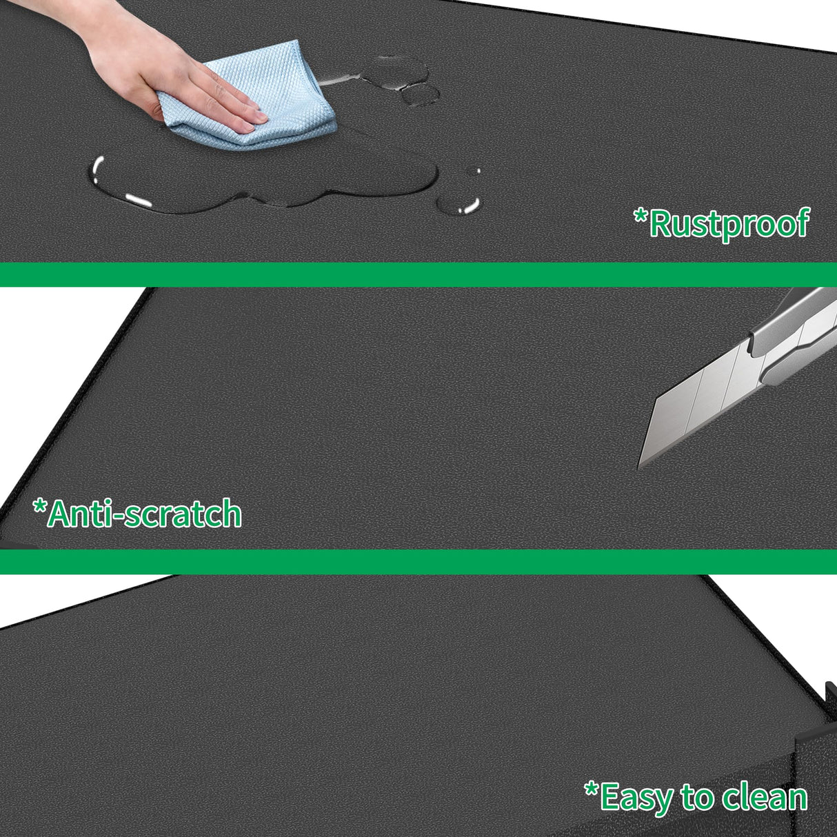 OPTYMIRA Fish Tank Stand,3-tier Rack Shelf Heavy Duty Metal Frame Aquarium Stand 20 Gallon,Reptile Terrarium Stand for 30 Gallon Long Aquarium,Reptile Tank Stand,Breeder Tank Stand,31.5"*18"*34" OPTYMIRA