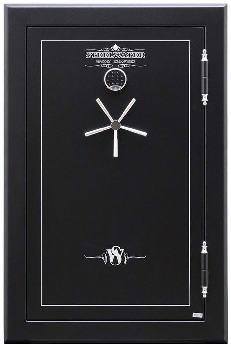 STEELWATER GUN SAFES New Improved Heavy Duty E.M.P Proof, 39 Long Gun, 2 Hour Fire Protection, Auto LED LIghts, Dehumidifier, Door Organizer, Interior Outlet, for Rifles, and more. AMHD593924-EMP Steelwater Gun Safes