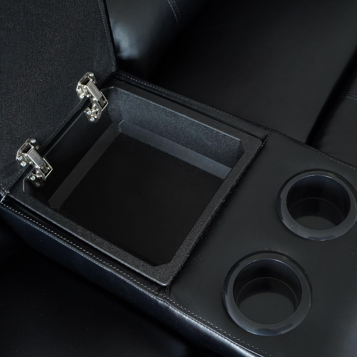 UR livingroom Modular Sectional Sofa L-Shaped PU Leather Sofa Sets Manual Reclining Sectional Couches for Living Room Sofas para Sala, Black UR livingroom