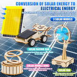 8 in1 STEM Science Kit for Kids Age 8-14, Wooden Physics Experiments & Solar Engineering Kits, Build Solar Car, Anti-Gravity Device, Telescope, Periscope & Dinosaur Claw, Gifts for Boys Girls LUCKY GUESS