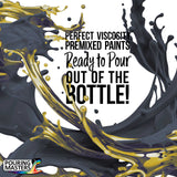 Pouring Masters 12-Color Ready-to-Pour Acrylic Iridescent Color Shifting Pouring Paint Set, with Silicone Oil & Gloss Medium, 8oz Bottles, Pour Paint Supplies for Canvas & Crafts U.S. Art Supply