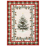 GarveeHome Red Checkered Christmas Rug 3x5 Washable Holiday Area Rugs for Living Room, Non-Slip Christmas Tree Rug for Bedroom Stain Resistant Low-Pile Carpet for Entryway Dining Room Nursery GarveeHome