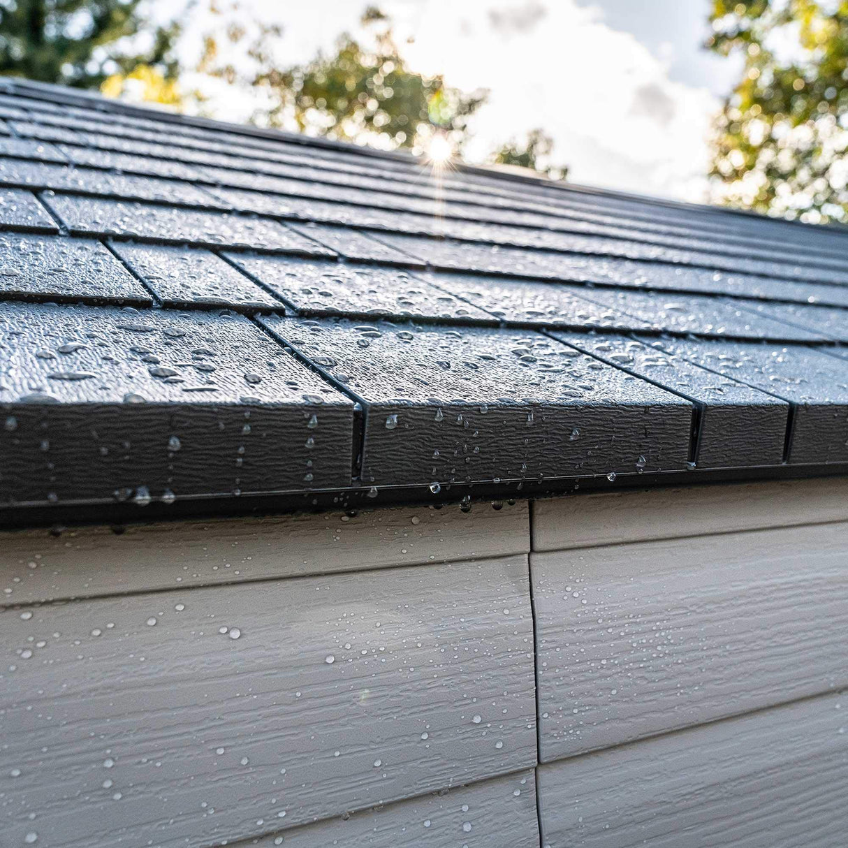 Lifetime 60075 8 x 15 Ft. Outdoor Storage Shed, Desert Sand Lifetime