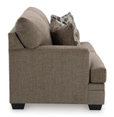 Signature Design by Ashley Stonemeade Casual Loveseat with 2 Toss Pillows, Dark Brown Signature Design by Ashley