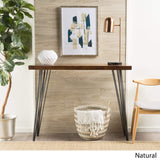 Christopher Knight Home Remington Firwood Faux Live Edge Console Table, Natural Christopher Knight Home