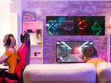 artgeist Acoustic Canvas Wall Art Print for Gamers Game Console 53x18 in - 1pcs Picture with Acoustic Foam Sound Print Artwork Room Acoustics Soundproofing 3D Effect Play Game Gaming i-A-0196-b-a artgeist