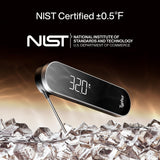 Typhur InstaProbe Core 0.5 Sec Instant Read Meat Thermometer for Cooking, Professional Meat Thermometer Digital with IP67 Waterproof for Grill, BBQ, Cooking, Smoker, Home Brewing, NSF Certified Typhur