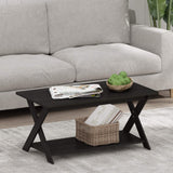 FURINNO Modern Simplistic Coffee Table, Espresso Furinno