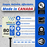 Grizzl-E Ultimate Level 2 Fastest 80A / 19.2 kW Electric Vehicle (EV) Charger, UL Tested and Certified, Metal Case, Indoor/Outdoor Electric Car Fast Charging Station, Hardwired, Ultra, J1772 Grizzl-E