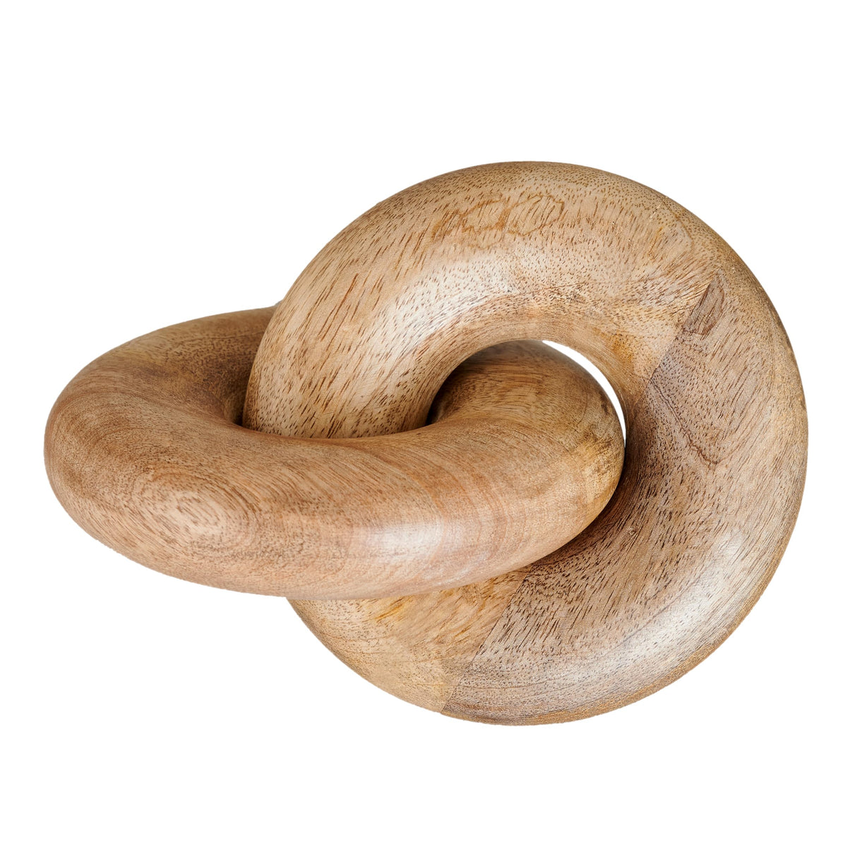 Eximious India 2 Knot Coffee Table Decor Home Decor Console Table Decor Items Book Shelf Decor Accents Living Room Wood Knot Decor Chain Link Decor (Natural Wood) Eximious India