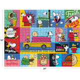 RoseArt - Peanuts - Peanuts Vibes - 300 Piece Jigsaw Puzzle for Adults RoseArt