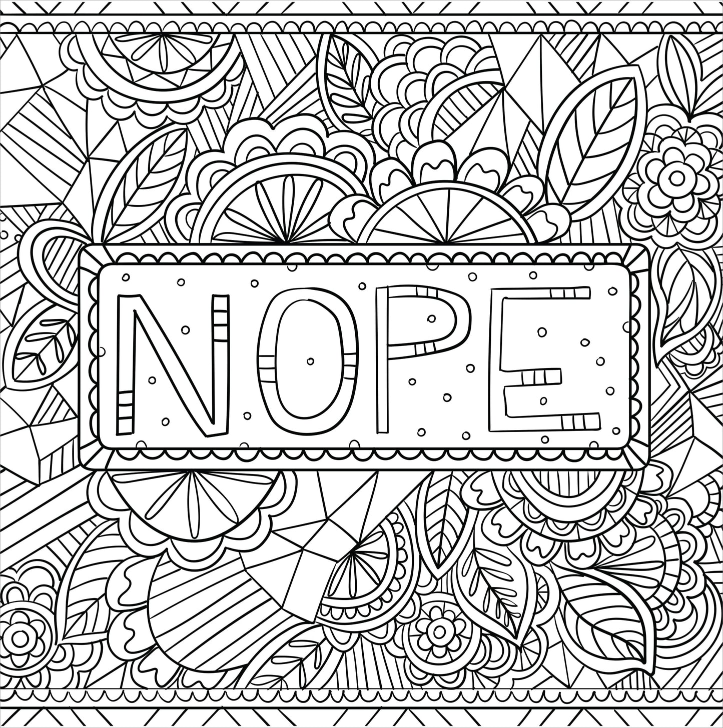 Inner Fucking Peace Adult Coloring Book (31 stress-relieving designs. Micro-perforated pages are easy to remove!)