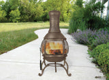 Deckmate Corona 3 Ft. High Outdoor Steel Chimenea Fireplace Model 28063 Kay Home Products
