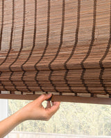 Chicology Cordless Bamboo Roman Blinds - 36" x 64" in Bear для Stylish Window Treatment CHICOLOGY