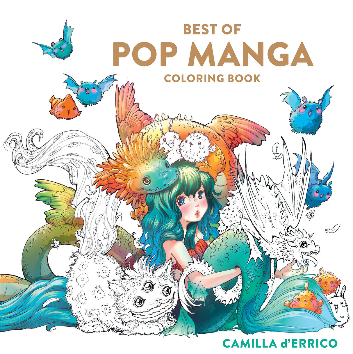 Best of Pop Manga Coloring Book WoodArtSupply