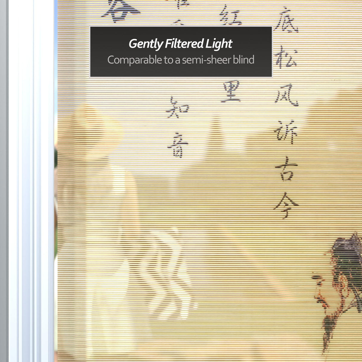 Red Lantern Bamboo Window Shade Blind - Philosopher 36" Wide Red Lantern