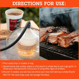 Camerons All Natural Extra Fine BBQ Wood Chips, 3 Pack - Bourbon Oak, Oak, Maple (3 Pints, 0.473L ea) - Kiln Dried Sawdust Shavings for Smoking Guns, Smokers, Smoke Boxes - Barbecue Grilling Gift Set Camerons