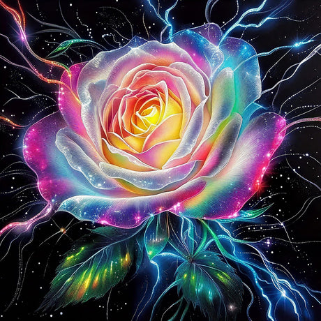 Benjenes Flower Diamond Arts Kits for Adults-Flowers Diamond Painting Kits, DIY Floral Gem Art DIY Crafts Kits Home Wall Decor Gifts 14x14 inch Benjenes