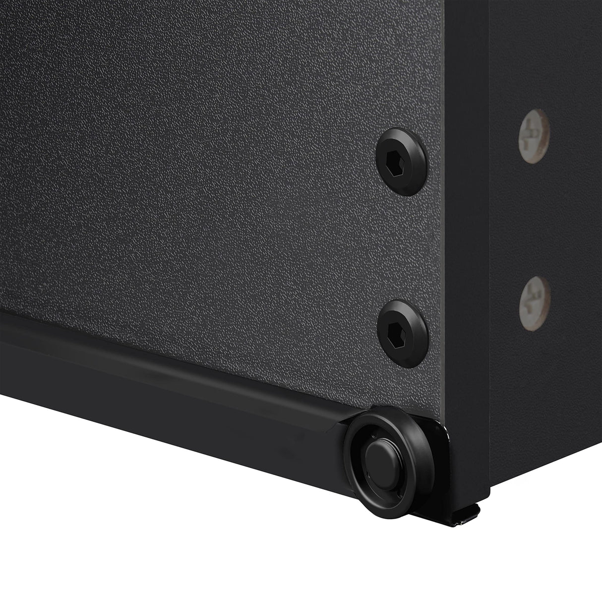 Yaheetech Nightstand with Drawer, 3 Drawers Bedside Table with Sturdy Base, Wood Bedside Cupboard Accent Table with Storage Space for Bedroom, Easy Assembly, Black Yaheetech