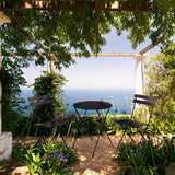 Grand patio Premium Frame Patio Bistro Set, Folding Outdoor Patio Furniture Sets, 3-Piece Patio Set of Folding Patio Table and Chairs, Black Grand patio