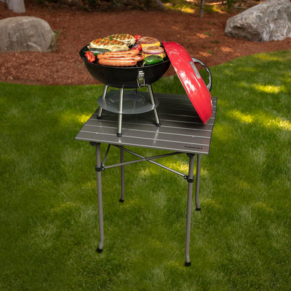 Cuisinart 14" Inch BBQ, 14" x 14" x 15", Portable Charcoal Grill, (Red), CCG-190RB