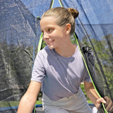 Bestway Xtreme Air 12 FT Outdoor Trampoline for Kids and Adults, No-Gap Security Enclosure Net, Foam-Padded Poles, Fast & Easy Assembly, ASTM Approved Bestway