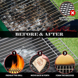 Easy Function Wood Grill Scraper - Wooden BBQ Grill Brush Cleaner Alternative - Enjoy Safe & Bristle Free Barbecue EASY FUNCTION