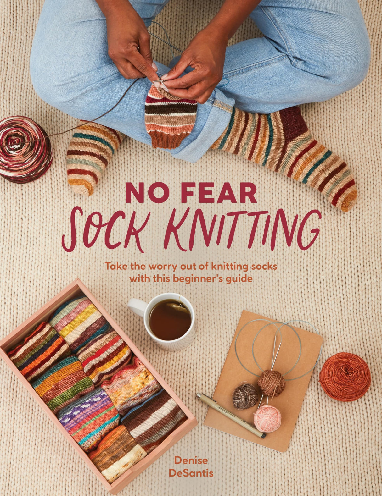 No Fear Sock Knitting: Take the worry out of sock knitting with this beginner's guide WoodArtSupply