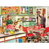RoseArt - Back to The Past - Baking with Mom - 1000 Piece Jigsaw Puzzle for Adults RoseArt