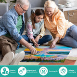 Jigsaw Puzzles for Adults 500 Pieces Puzzle National Parks Interlock Perfectly Letter on Back No Dust, Landscape Puzzle Home Decor Toy Gift for Teens Men Women Seniors Nature Jigsaw Puzzles Scenery Jeacirio