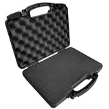 Hard Lockable Gun Case for Pistol, Revolver, and Handgun 12.3" inches x 10.5" Airline Compliant Locking 9mm TSA Approved Firearm Travel Non-Waterproof Storage Box Gun Carrying Case for Pistols Cedar Mill Fine Firearms