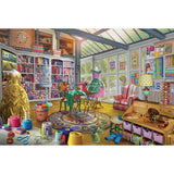 Lavievert Wooden Jigsaw Puzzle 1000 Piece Puzzle for Adults and Kids - Sewing Room LAVIEVERT