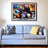 Think2Master Solar System & Space Exploration 1000 Pieces Jigsaw Puzzle for Kids 12+, Teens, Adults & Families. Great Gift for stimulating Learning About Astronomy. Size: 19” X 27” THINK2MASTER