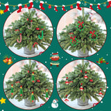 Christmas Crafts for Kids Adults Families, Beaded Ornament Kit to Make Wreath/Candy Cane/Xmas Tree/Snowman, Holiday Decorations Party Supplies, 40 Pieces jollylife