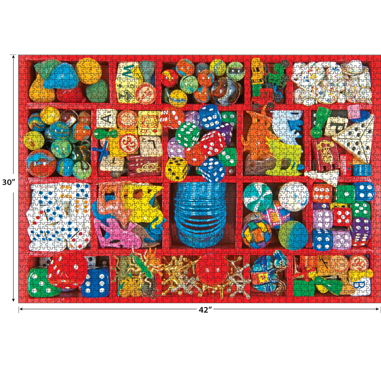 RoseArt - Kodak Premium - Vintage Toy Box - 3000 Piece Jigsaw Puzzle for Adults RoseArt