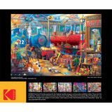 RoseArt - Kodak Collector - Train Station - 2000 Piece Jigsaw Puzzle for Adults RoseArt