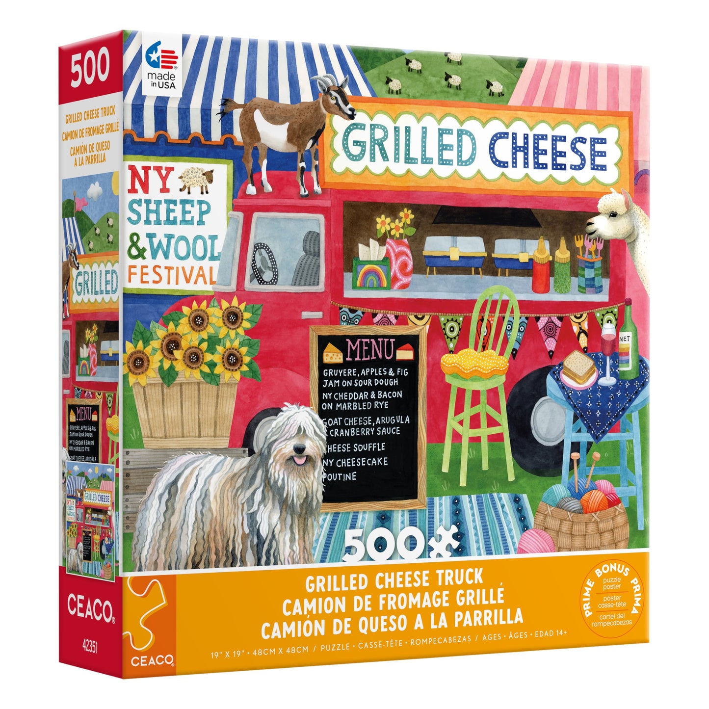 Ceaco - Grilled Cheese Truck - 500 Piece Jigsaw Puzzle