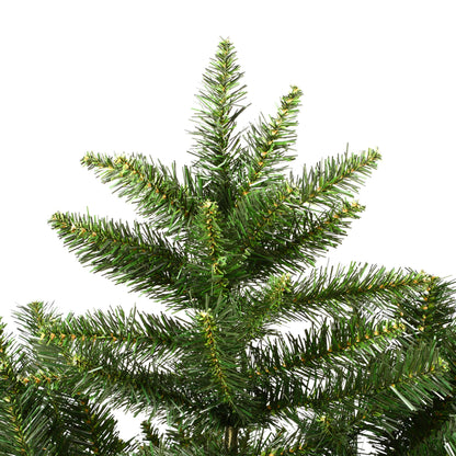 Vickerman 8.5' Tall Camdon Fir Artificial Christmas Tree, Unlit - Faux Christmas Tree - Seasonal Indoor Home Decor - 2294 Rich Green PVC Tips- Metal Hinged Branches