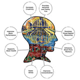 AQUARIUS Grateful Dead Puzzle (500 Piece Jigsaw Puzzle) - Glare Free - Precision Fit - Officially Licensed Grateful Dead Merchandise & Collectibles - 14x19 Inches AQUARIUS