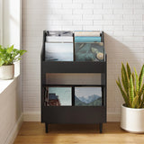 Crosley Furniture Liam Record Storage Stand, Black Crosley Furniture