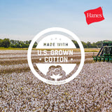 Hanes Girls Ecosmart Crewneck Sweatshirt, Soft Midweight Fleece For Pullover Sweater, White, Medium US Hanes