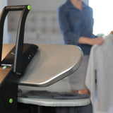 Steamfast SF-680 Digital Steam Press with Multiple Fabric Settings and Steam Burst Function,Stainless/Black, Stand Steamfast