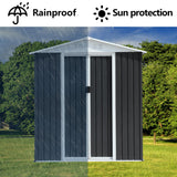 Outdoor Storage Shed 6 X 9 FT, Metal Storage Shed, Outdoor Tool Storage Shed with Door Lock, Waterproof, for Backyard, Garden Patio Lawn CuisinSmart